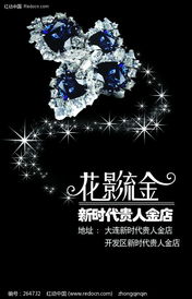 金店形象海報設計與PSD廣告模板素材